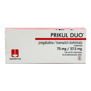 Prikul Duo 75 mg/37.5 mg 20 Comprimidos