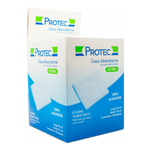Gasa 10X10 cm Protec — SKU 7501048613502