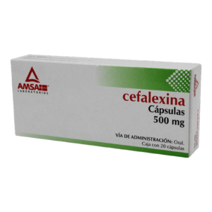 Cefalexina 500 mg C/20 — SKU 7501349021181