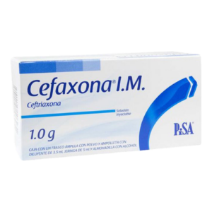 Cefaxona IM 1 g 3.5 ml Ceftriaxona
