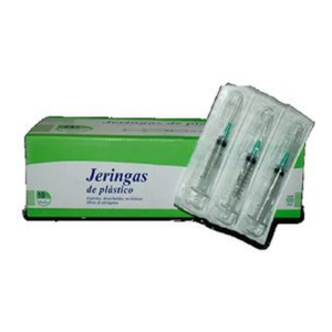 Jeringa Verde 100 Jers 21X32 mm/10 ml — SKU 7506022301680