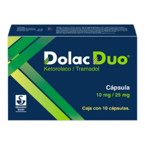 Dolac Duo 10 mg/25 mg 10 Capsulas — SKU 7501300422842
