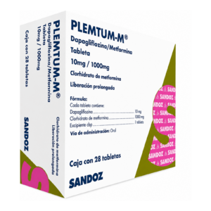 Plemtum-M 10 mg/1000 mg 28 Tabletas — SKU 7502216936614