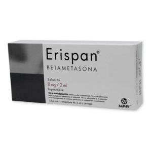 Erispan 8 mg/2 ml 1 Ampolleta Soliny — SKU 7502009740916