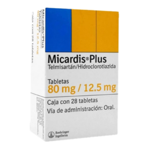 Micardis Plus 80/12.5 mg 28 Tabletas