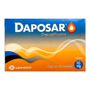 Daposar Dapagliflosina10 mg 28 Tabletas