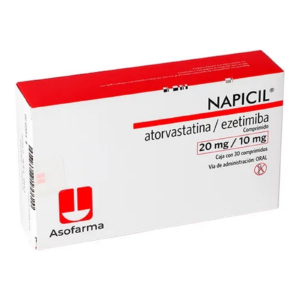 Napicil 20/10 mg 30 Comprimidos