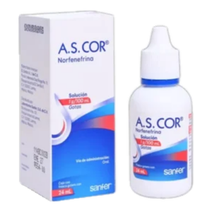 A S Cor 1 g/100 ml 24 ml Norfenefrina