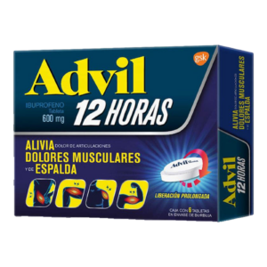 Advil 600 mg 6 Tabletas Ibuprofeno — SKU 7501065065322