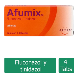 Afumix 37.5/500 mg 4 Tabletas Fluconazol Tinidazol — SKU 7501314705542