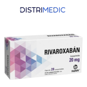 Rivaroxabán 20 mg 28 Comprimidos — SKU 7502009749247