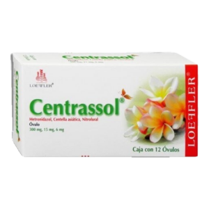 Centrassol 12 Ovulos (Metron/Nitrofural/Centella Asiatica) — SKU 7502211788843