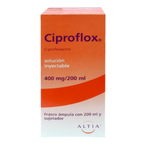 Ciproflox 400 mg 200 ml Ciprofloxacino Solucion Inyectable — SKU 7501314701872