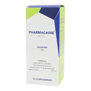 Pharmacaine 10% 115 ml Solución Spray — SKU 7502223111202