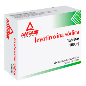 Levotiroxina 100 Amsa — SKU 7501349020153