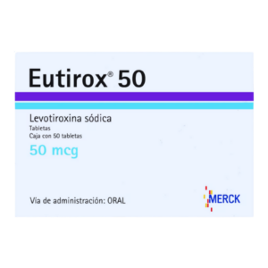 Eutirox 50 mcg 50 Tabletas — SKU 7501298234908