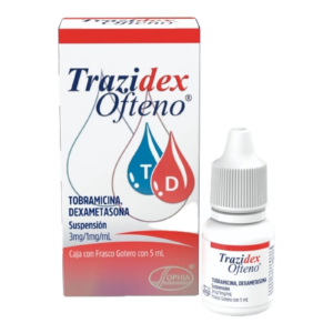 Trazidex Ofteno 3/1 mg Suspensión 5 ml