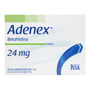 Adenex 24 mg 30 Tabletas Betahistina