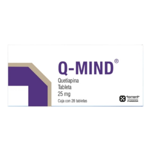 Q Mind 25 mg 28 Tabletas