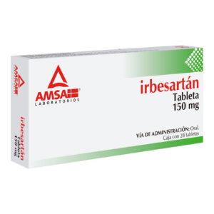 Irbesartan 150 mg 28 Tab — SKU 7501349022492