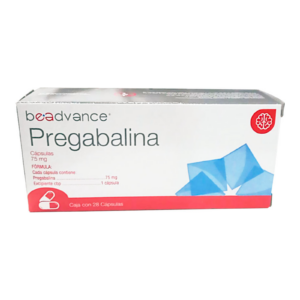Pregabalina Beadvance 75 mg 28 Cápsulas — SKU 7501342800097
