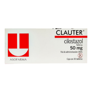 Clauter 50 mg 30 Tabletas Cilostazol