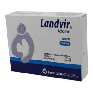 Aciclovir 200 mg 25 Tabletas Landvir — SKU 7502247374164