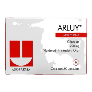 Arluy 200 mg 30 Capsulas Mebeverina — SKU 7501871720750