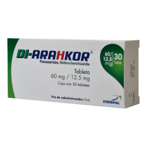 Diarahkor 60/12.5 mg Tab 3 — SKU 7501701400975
