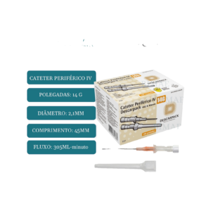 CATETER INTRAVENOSO 14G NARANJA